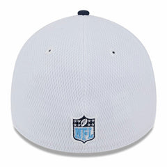 Tennessee Titans New Era 2023 Sideline 39THIRTY Flex Hat - White/Navy - NFL