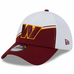 Washington Commanders New Era 2023 Sideline 39THIRTY Flex Hat - White/Burgundy - NFL