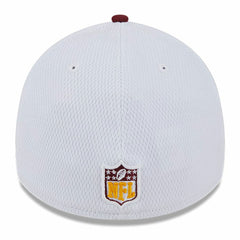Washington Commanders New Era 2023 Sideline 39THIRTY Flex Hat - White/Burgundy - NFL