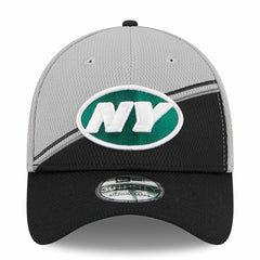 New York Jets New Era 2023 Sideline 39THIRTY Flex Hat - Gray/Black - NFL