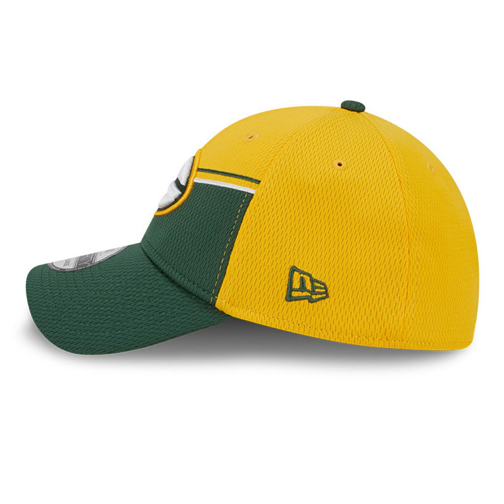 Green Bay Packers New Era 2023 Sideline 39THIRTY Flex Hat - Gold/Green - NFL