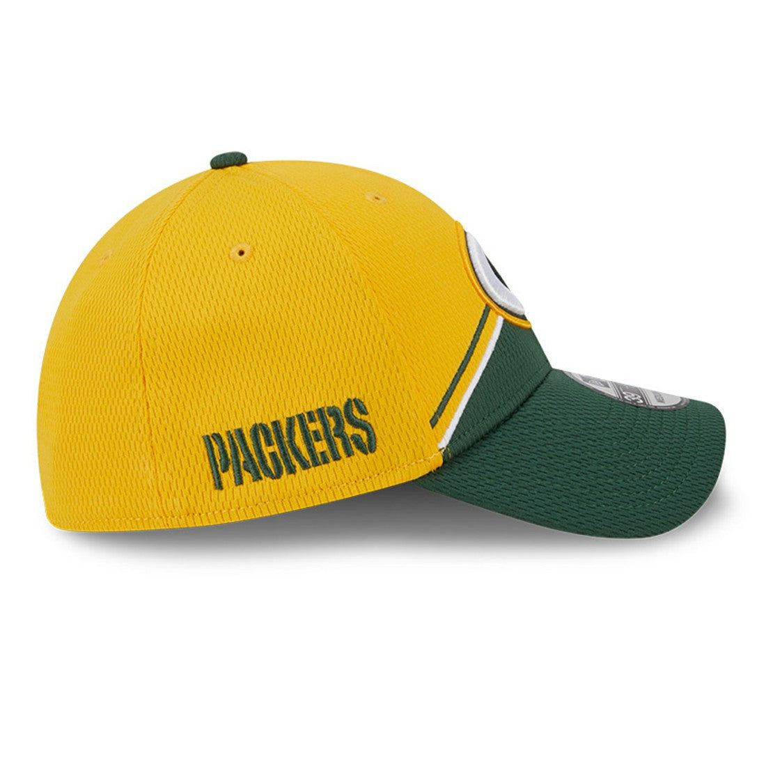 Green Bay Packers New Era 2023 Sideline 39THIRTY Flex Hat - Gold/Green - NFL
