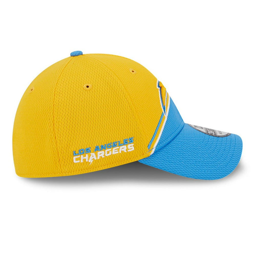 Los Angeles Chargers New Era 2023 Sideline 39THIRTY Flex Hat - Gold/Powder Blue - NFL
