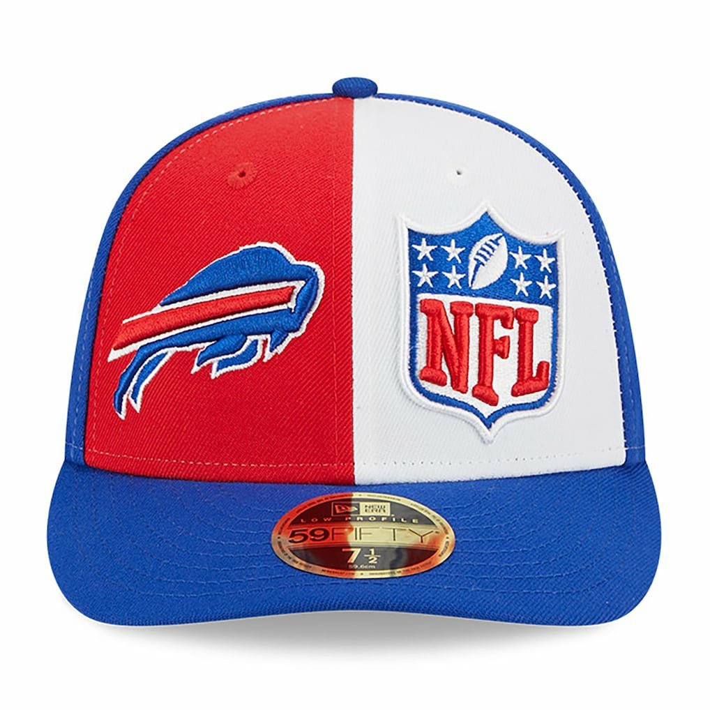 Buffalo Bills New Era 2023 Sideline Low Profile 59FIFTY Fitted Hat - Red/Royal - NFL