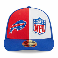 Buffalo Bills New Era 2023 Sideline Low Profile 59FIFTY Fitted Hat - Red/Royal - NFL