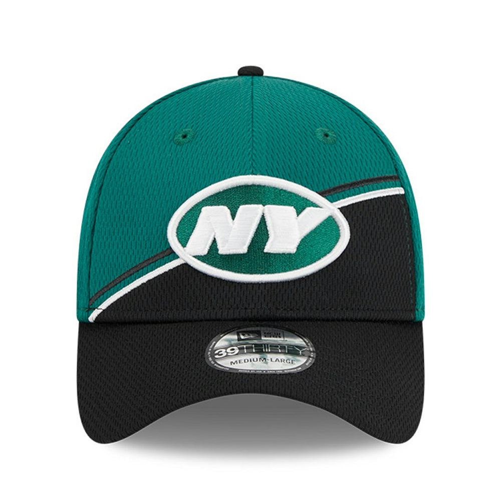 New York Jets New Era 2023 Sideline 39THIRTY Flex Hat - Green/Black - NFL