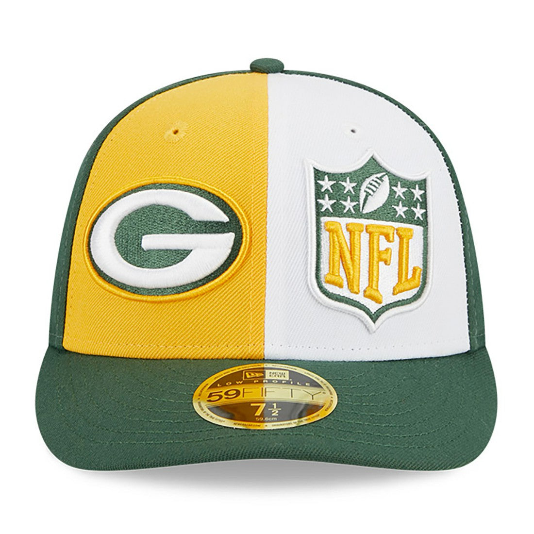 Green Bay Packers New Era 2023 Sideline Low Profile 59FIFTY Fitted Hat - Yellow/Green - NFL