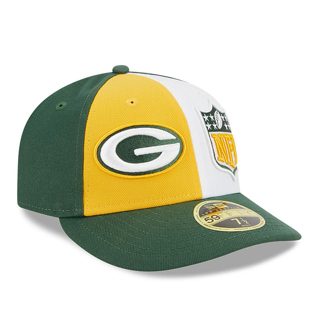 Green Bay Packers New Era 2023 Sideline Low Profile 59FIFTY Fitted Hat - Yellow/Green - NFL