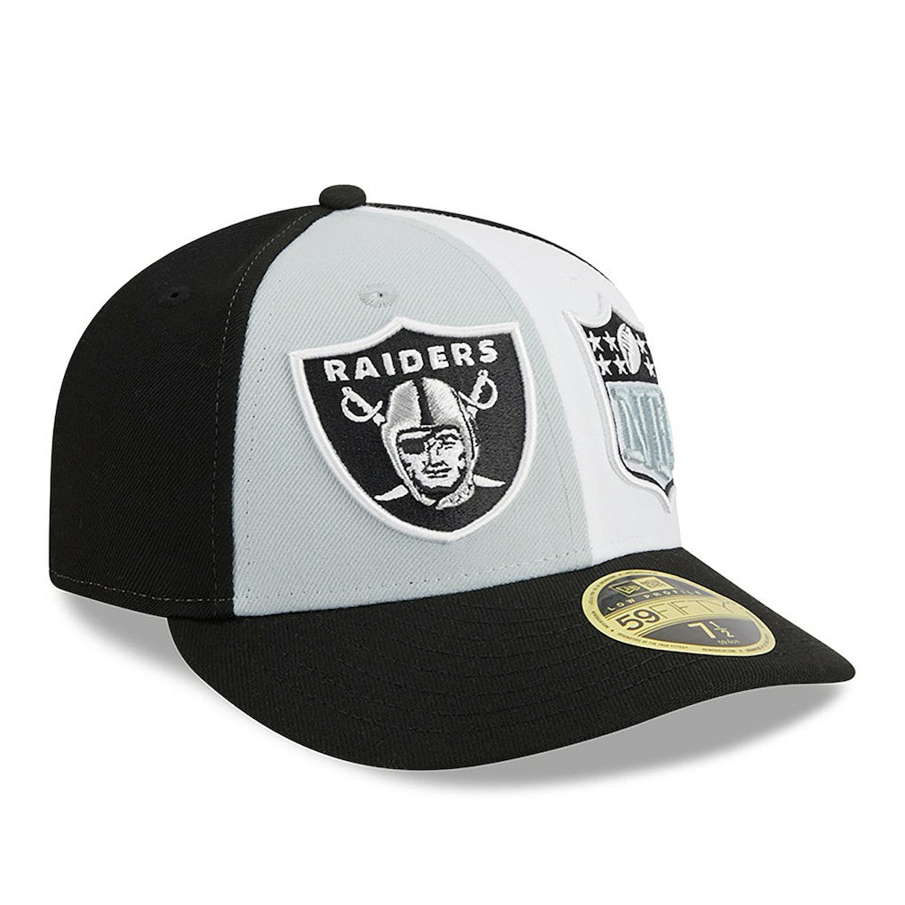 Las Vegas Raiders New Era 2023 Sideline Low Profile 59FIFTY Fitted Hat - Gray/Black - NFL