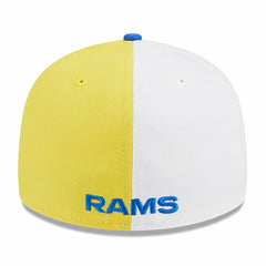 Los Angeles Rams New Era 2023 Sideline Low Profile 59FIFTY Fitted Hat - Yellow/Royal - NFL