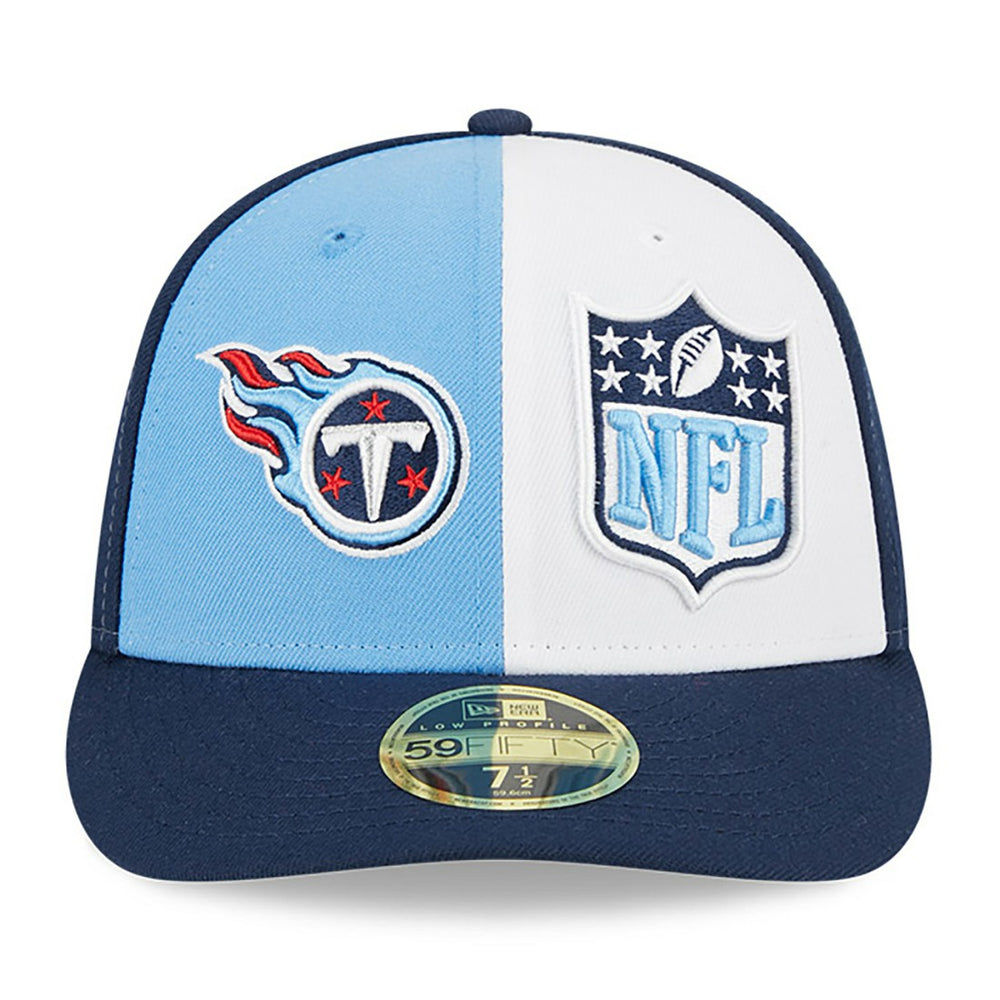 Tennessee Titans New Era 2023 Sideline Low Profile 59FIFTY Fitted Hat - Light Blue/Navy - NFL