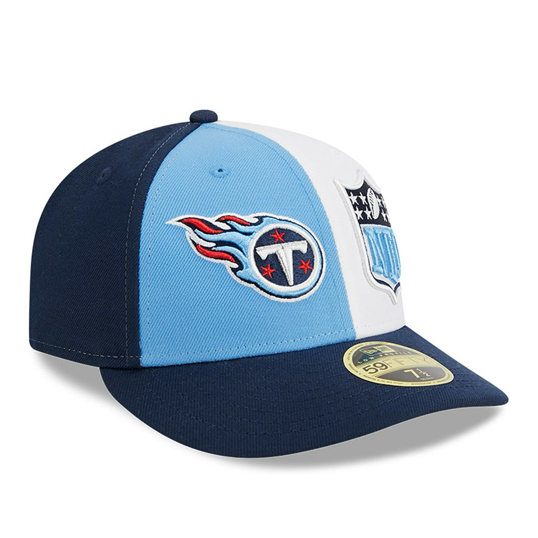 Tennessee Titans New Era 2023 Sideline Low Profile 59FIFTY Fitted Hat - Light Blue/Navy - NFL