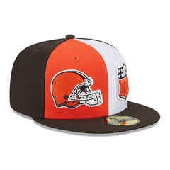 Cleveland Browns New Era 2023 Sideline 59FIFTY Fitted Hat - Orange/Brown - NFL