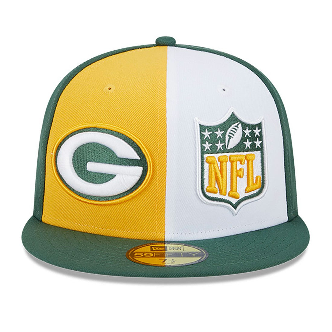 Green Bay Packers New Era 2023 Sideline 59FIFTY Fitted Hat - Gold/Green - NFL