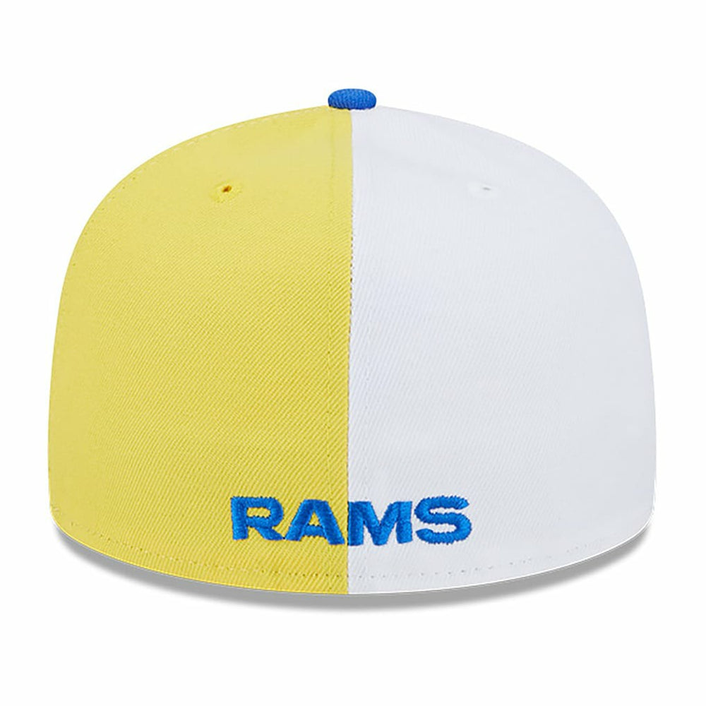Los Angeles Rams New Era 2023 Sideline 59FIFTY Fitted Hat - Gold/Royal - NFL