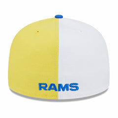 Los Angeles Rams New Era 2023 Sideline 59FIFTY Fitted Hat - Gold/Royal - NFL