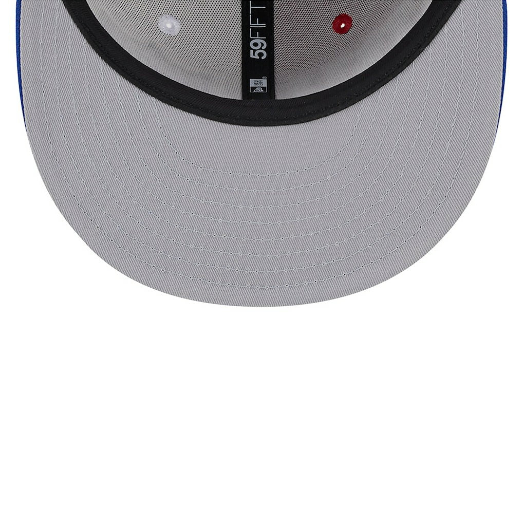 New York Giants New Era 2023 Sideline 59FIFTY Fitted Hat - Red/Royal - NFL