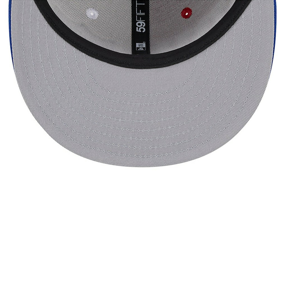 New York Giants New Era 2023 Sideline 59FIFTY Fitted Hat - Red/Royal - NFL
