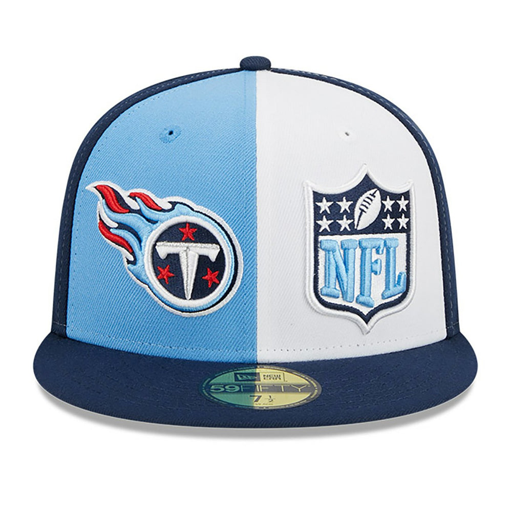 Tennessee Titans New Era 2023 Sideline 59FIFTY Fitted Hat - Light Blue/Navy - NFL