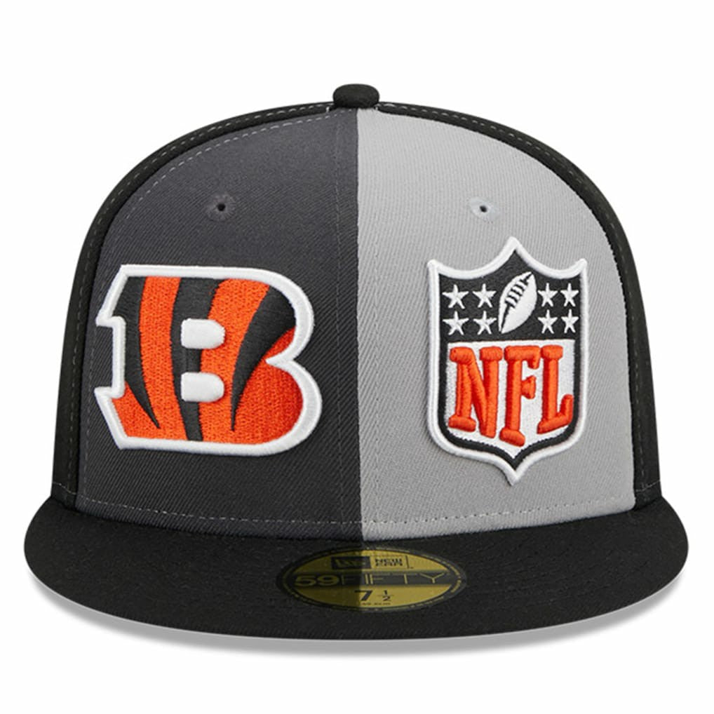 Cincinnati Bengals New Era 2023 Sideline 59FIFTY Fitted Hat - Gray/Black - NFL