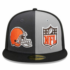 Cleveland Browns New Era 2023 Sideline 59FIFTY Fitted Hat - Gray/Black - NFL