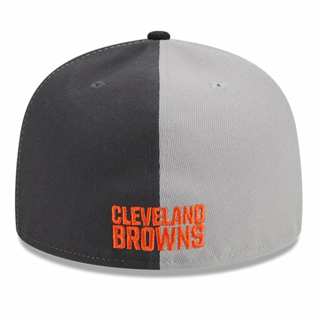Cleveland Browns New Era 2023 Sideline 59FIFTY Fitted Hat - Gray/Black - NFL
