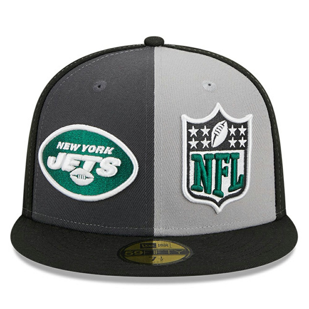 New York Jets New Era 2023 Sideline 59FIFTY Fitted Hat - Gray/Black - NFL