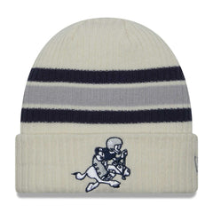 Dallas Cowboys New Era Vintage Cuffed Knit Hat - Cream - NFL