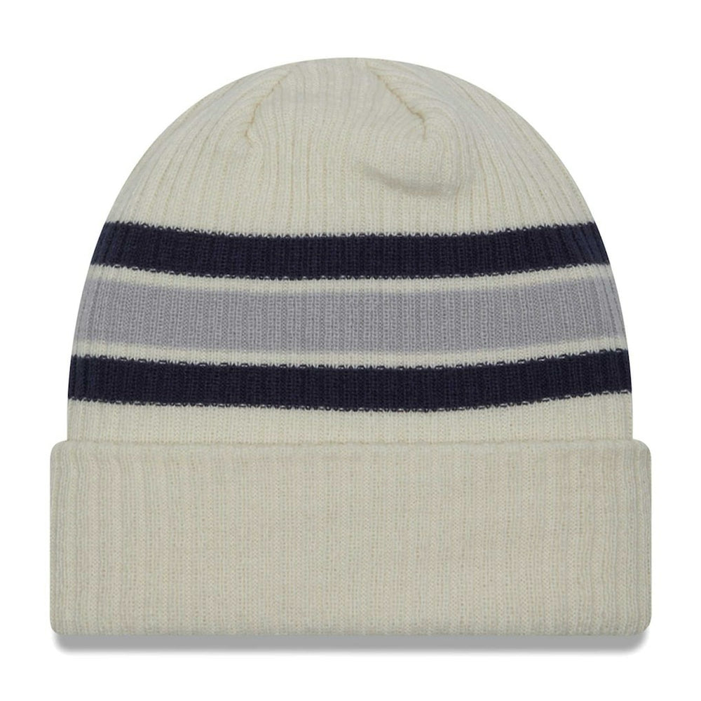 Dallas Cowboys New Era Vintage Cuffed Knit Hat - Cream - NFL
