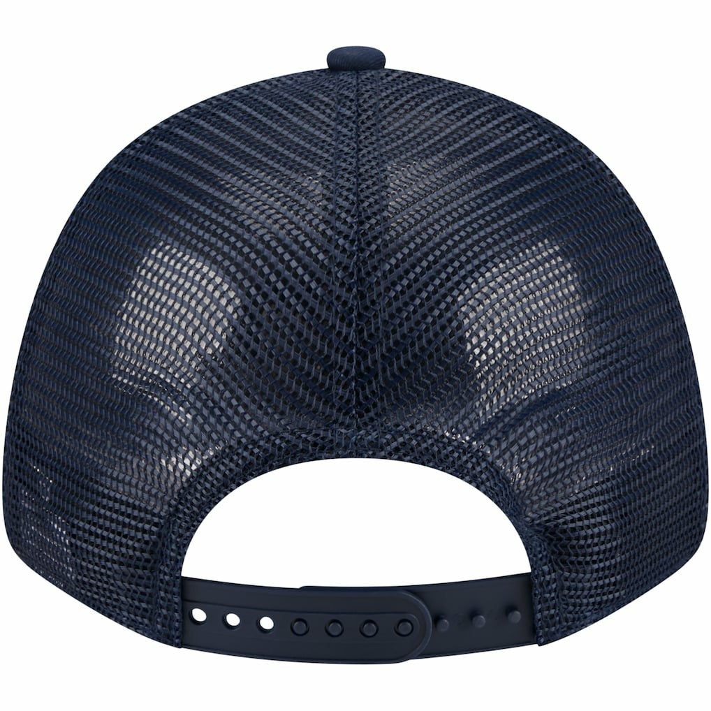 Dallas Cowboys New Era Plate 9FORTY Trucker Adjustable Hat - Navy - NFL