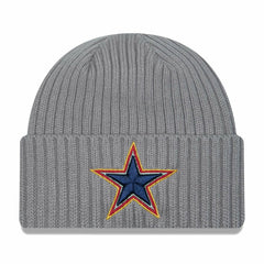 Dallas Cowboys New Era Color Pack Multi Cuffed Knit Hat - Gray - NFL