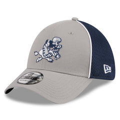 Dallas Cowboys New Era Pipe Retro Joe 39THIRTY Flex Hat - Silver/Navy - NFL
