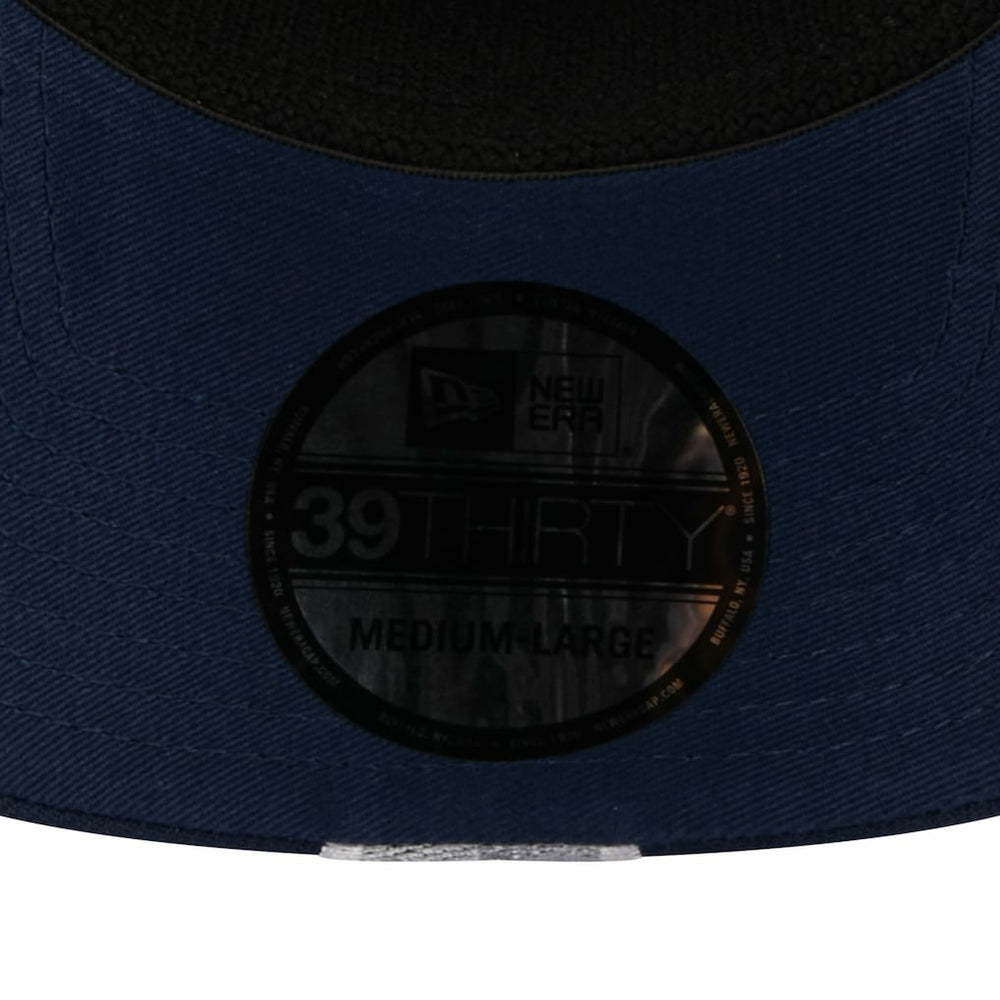 Dallas Cowboys New Era Stripe 39THIRTY Flex Hat - Heather Silver - NFL