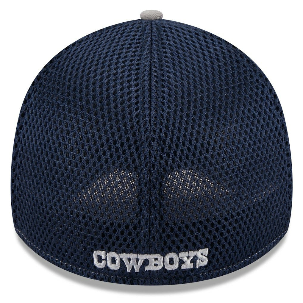 Dallas Cowboys New Era Pipe 39THIRTY Flex Hat - Gray - NFL