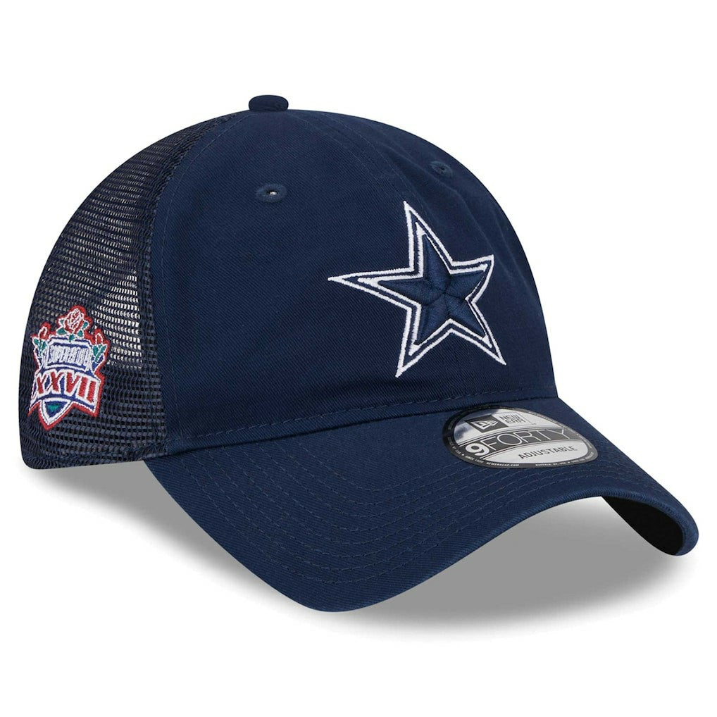 Dallas Cowboys New Era Distinct 9TWENTY Adjustable Hat - Navy - NFL