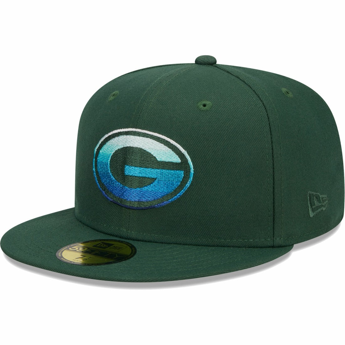 Green Bay Packers New Era Gradient 59FIFTY Fitted Hat - Green - NFL