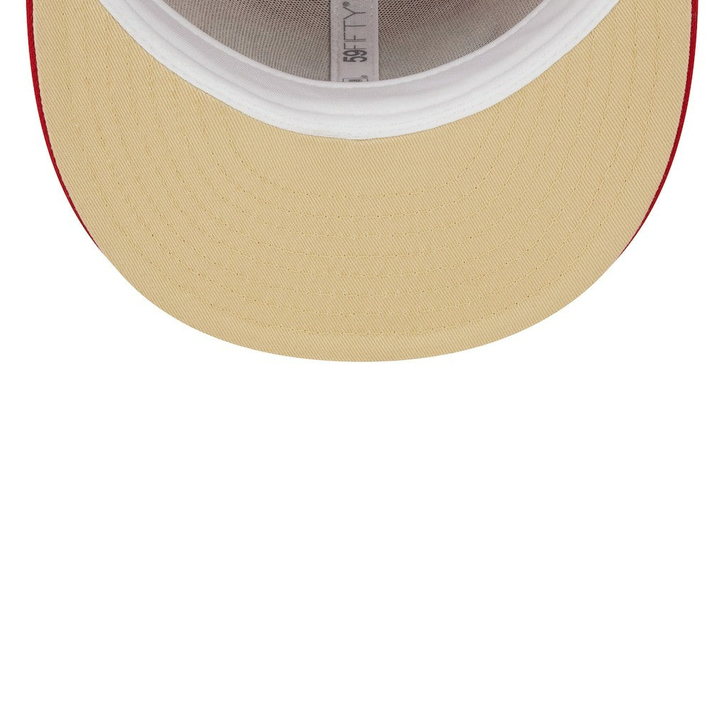 San Francisco 49ers New Era Gradient 59FIFTY Fitted Hat - Scarlet - NFL