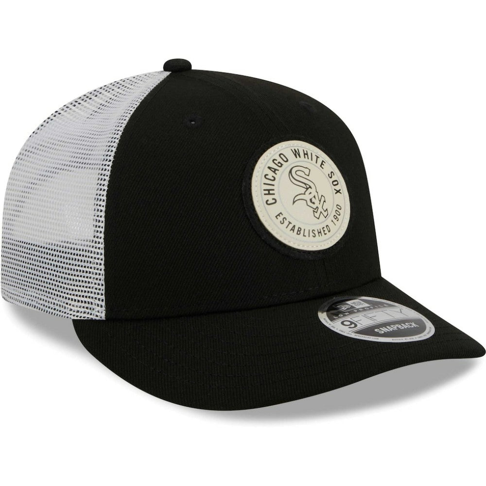 Chicago White Sox New Era Circle Trucker Low Profile 9FIFTY Snapback Hat Discount