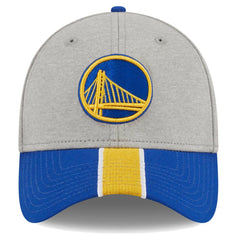 New Era Golden State Warriors Striped 39THIRTY Flex Hat Gray/Royal