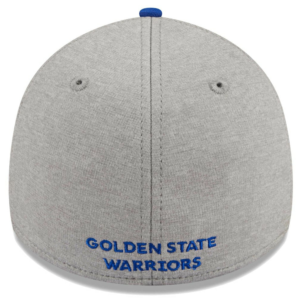New Era Golden State Warriors Striped 39THIRTY Flex Hat Gray/Royal