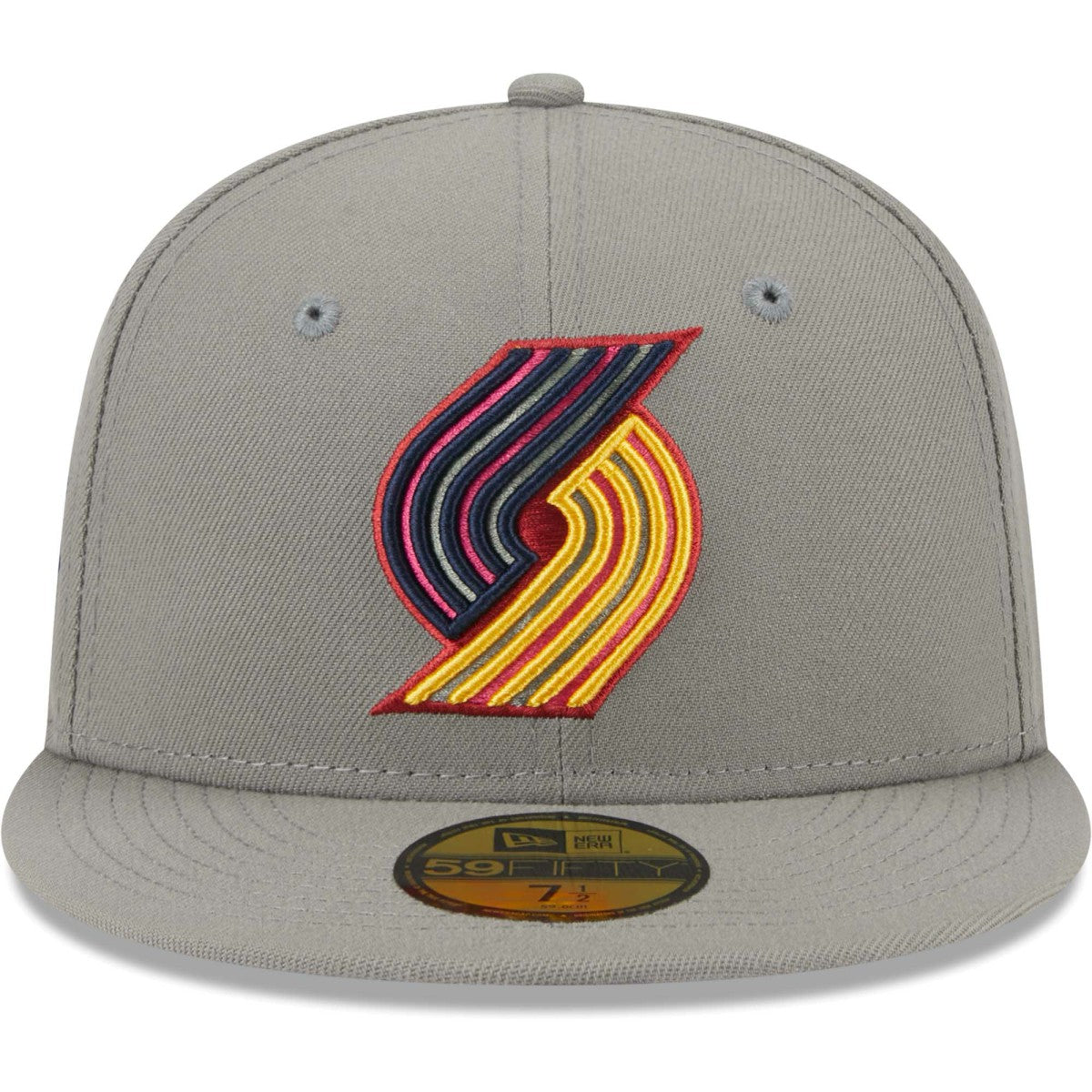 New Era Portland Trail Blazers Color Pack 59FIFTY Fitted Hat Gray