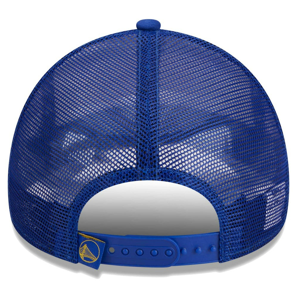 New Era Golden State Warriors Lift Pass Foam Front Trucker 9FORTY Adjustable Hat White