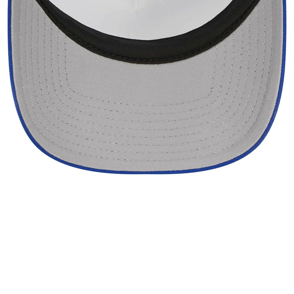 New Era Golden State Warriors Lift Pass Foam Front Trucker 9FORTY Adjustable Hat White