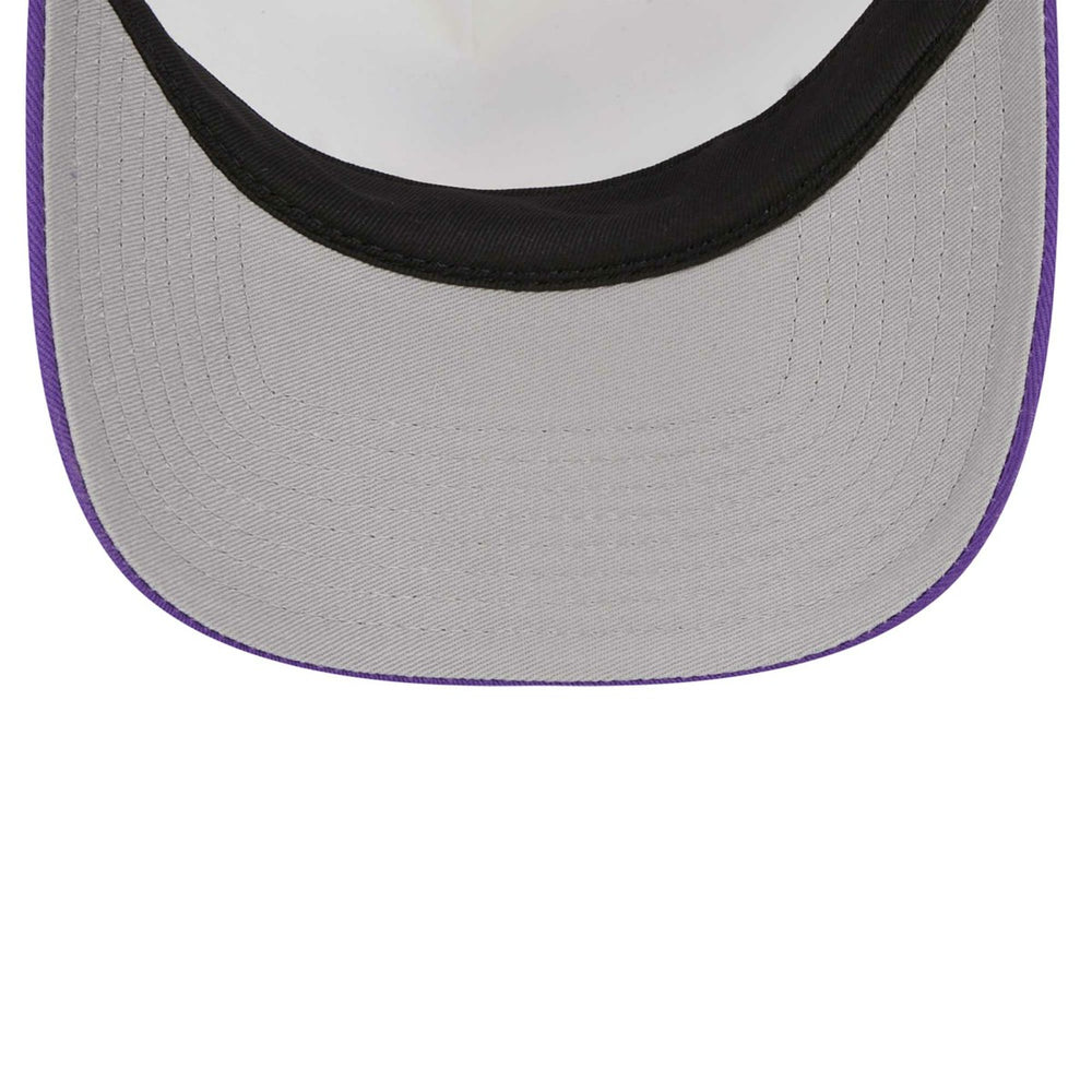 New Era Los Angeles Lakers Lift Pass Foam Front Trucker 9FORTY Adjustable Hat White
