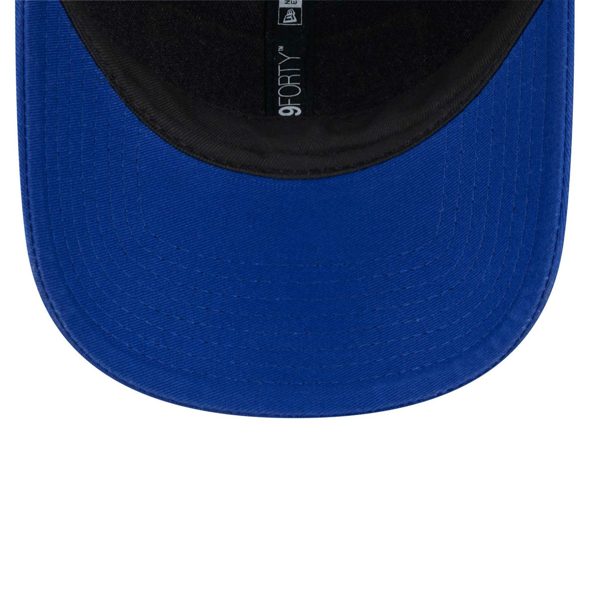 New Era Golden State Warriors Plate Oversized Patch Trucker 9FORTY Adjustable Hat Royal