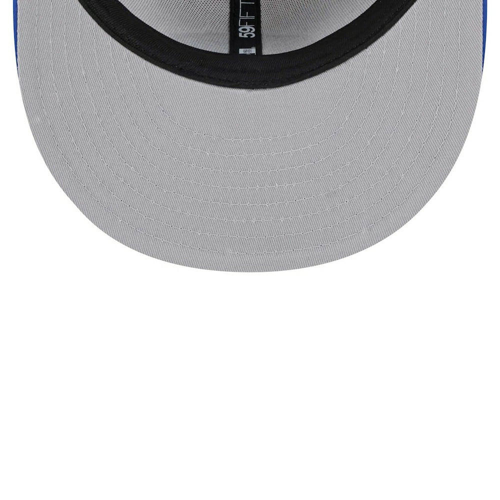 New Era Golden State Warriors Throwback Satin 59FIFTY Fitted Hat White