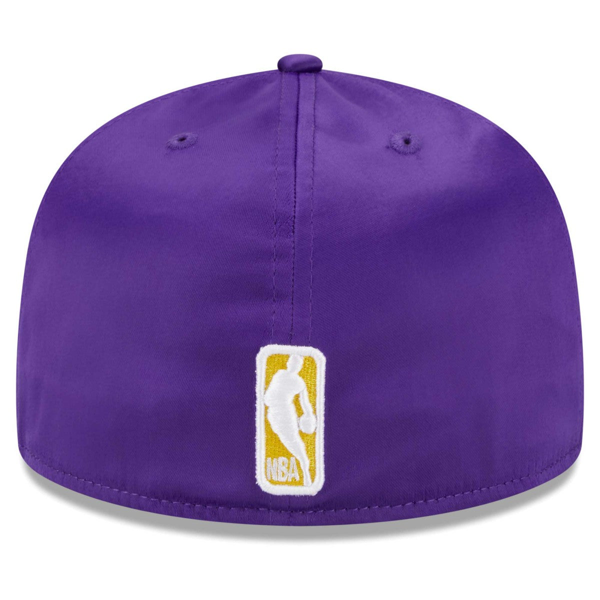 New Era Los Angeles Lakers Throwback Satin 59FIFTY Fitted Hat White