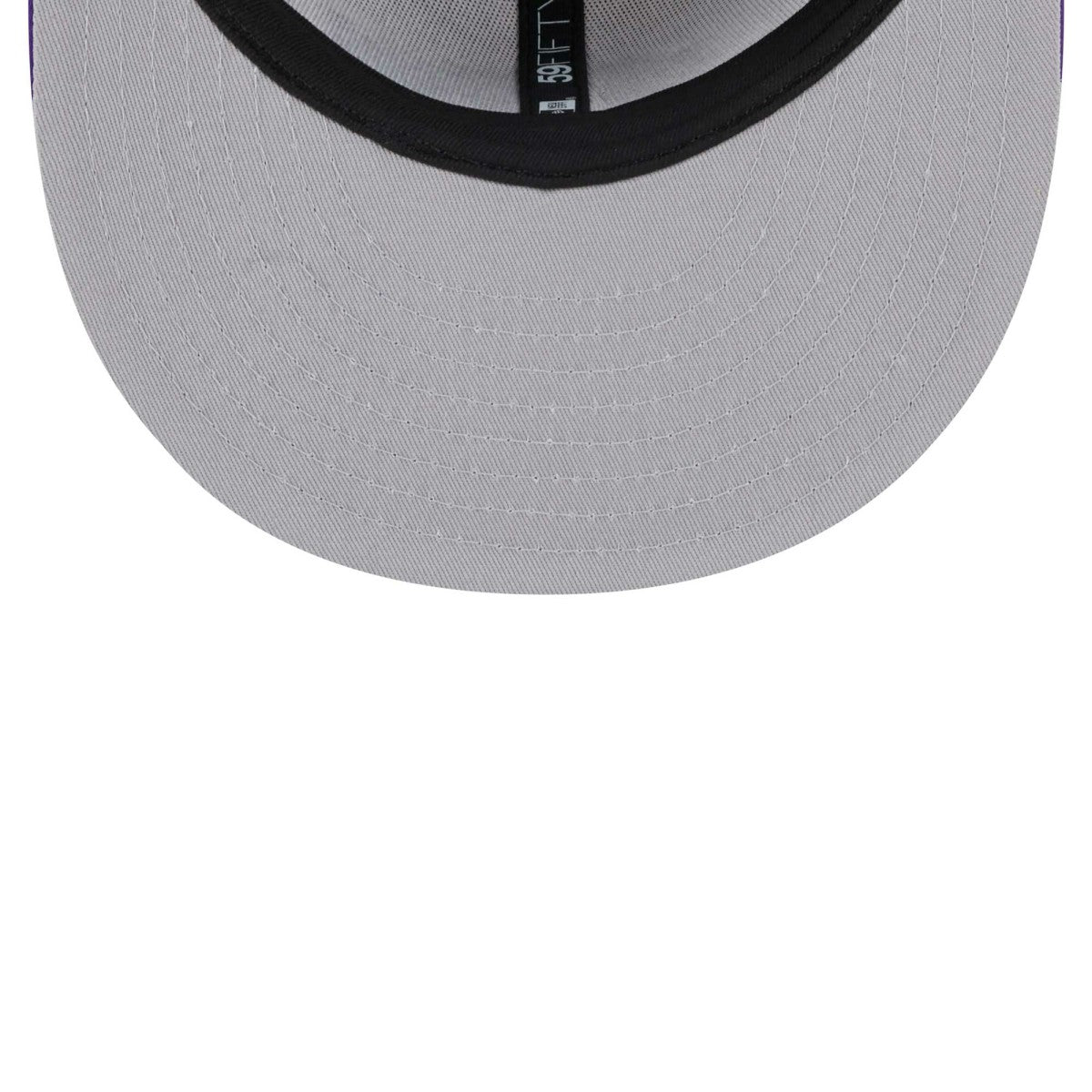 New Era Los Angeles Lakers Throwback Satin 59FIFTY Fitted Hat White