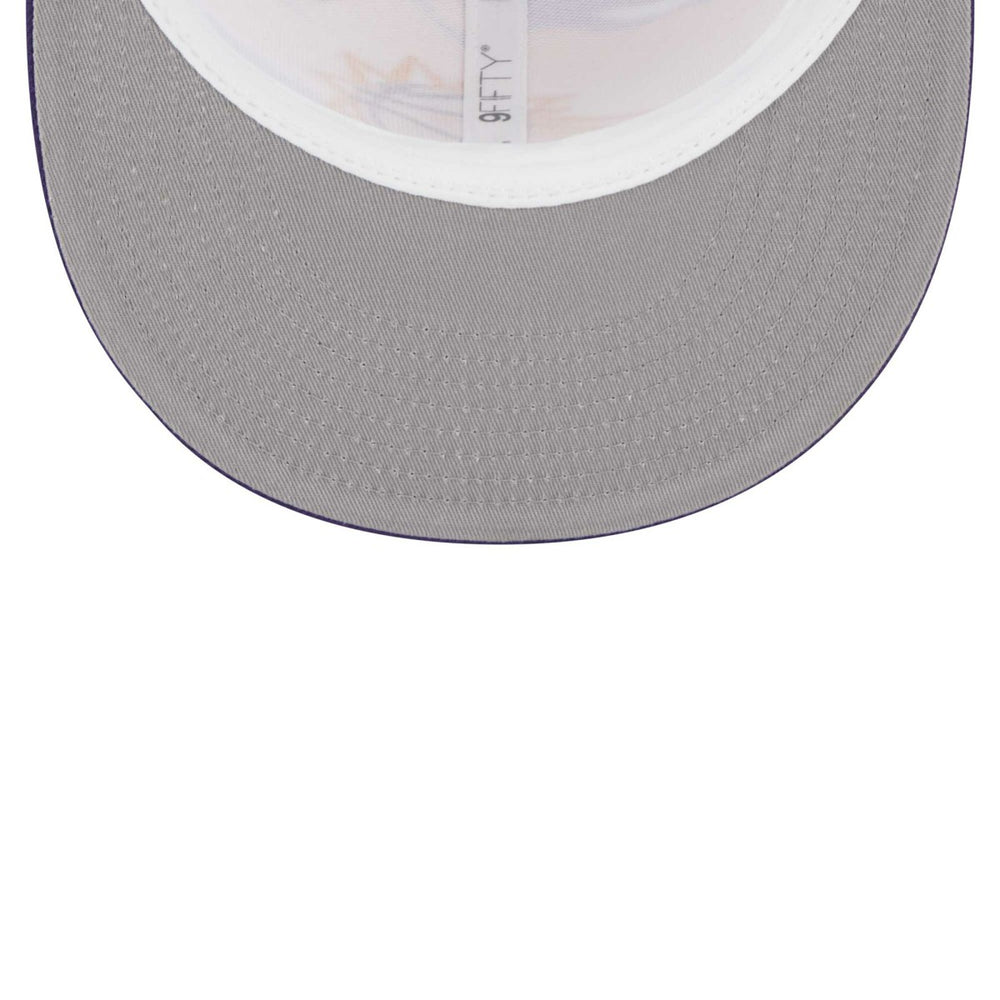 New Era Phoenix Suns Tear Trucker 9FIFTY Adjustable Hat Purple/White