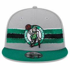 New Era Boston Celtics Chenille Band 9FIFTY Snapback Hat Gray